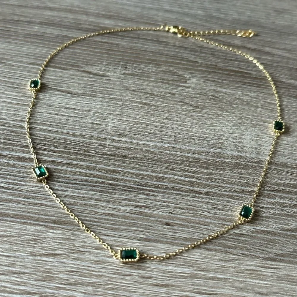 Dainty chain necklace N736